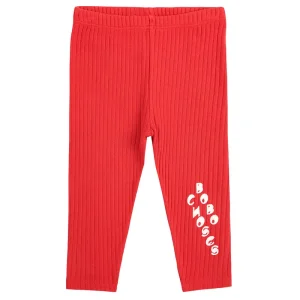 Bobo Choses Baby Leggings in Red by Bobo Choses
