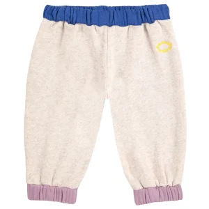 Bobo Choses Colour Block Baby Sweatpants in Grey by Bobo Choses