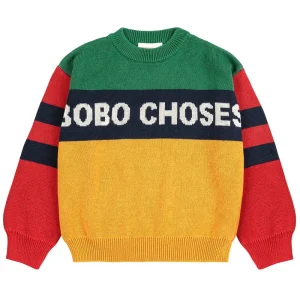Bobo Choses Colour Block Jumper by Bobo Choses