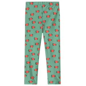 Camelias Shiny Pant in Teal by Tinycottons