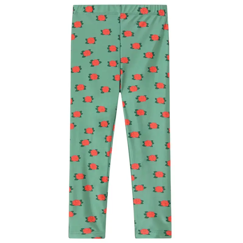 Camelias Shiny Pant in Teal by Tinycottons