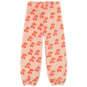 Cherries Polar Sweatpant in Wild Rose by Tinycottons