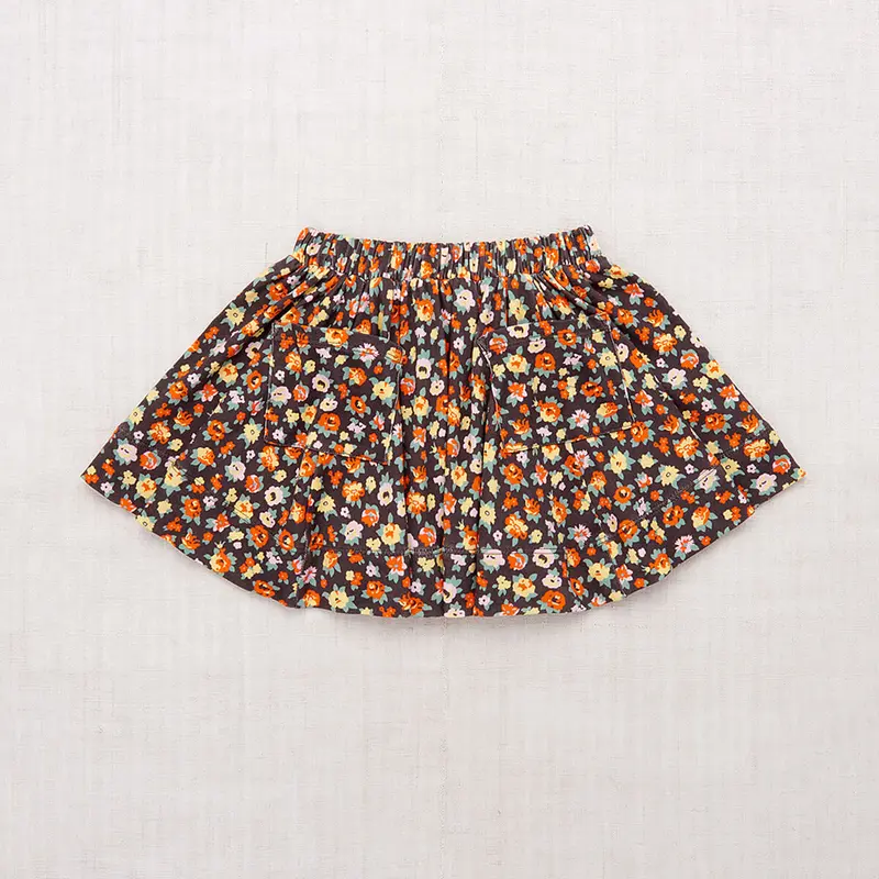 Circle Skirt in Bark Brimfield by Misha & Puff