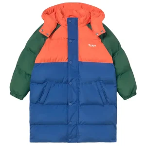 Colour Block Jacket in Dark Blue by Tinycottons