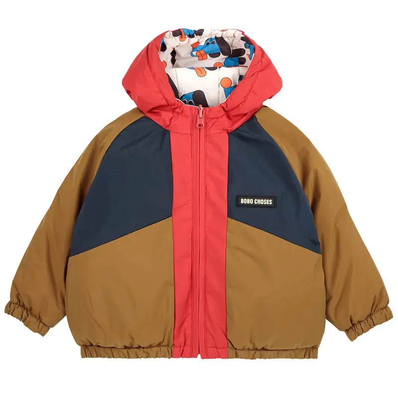 Doggy Mate All Over Reversible Baby Jacket by Bobo Choses