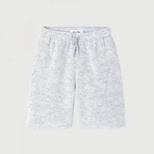 Evona Kid's Shorts in Melange Light Grey by American Vintage