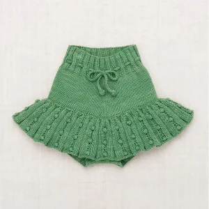 Eyelet Popcorn Skating Skirt in Jadeite by Misha & Puff