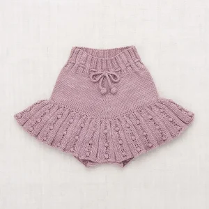 Eyelet Popcorn Skating Skirt in Plum Petal by Misha & Puff