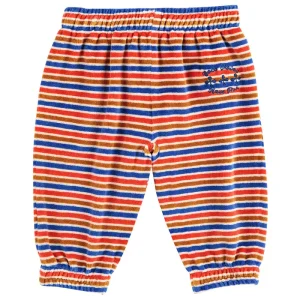 Have Fun Striped Baby Sweatpants in Red by Bobo Choses