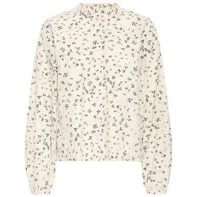 Lanora Shirt in Pineneedle Floral by ICHI