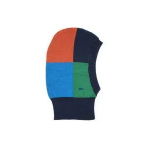 Multicolour Tiles Balaclava by Bobo Choses