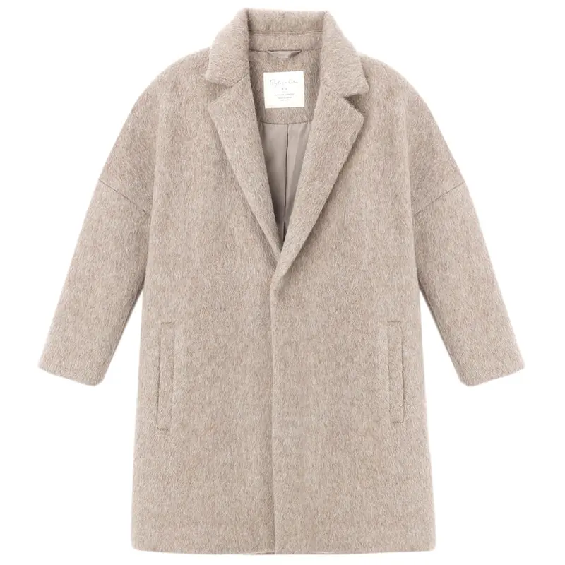 Presley Longline Coat in Camel by Rylee & Cru