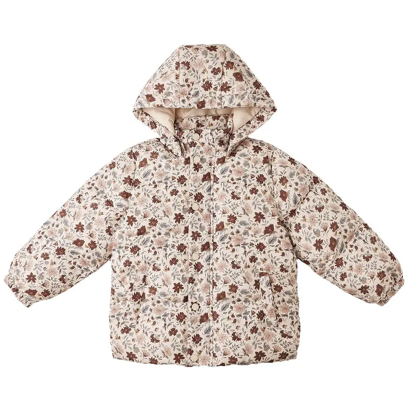 Puffer Jacket in Posy by Rylee & Cru