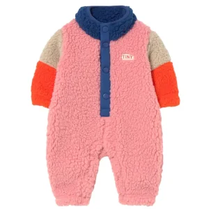 Sherpa Baby One-Piece in Summer Red by Tinycottons