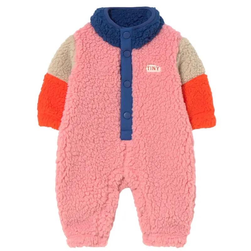 Sherpa Baby One-Piece in Summer Red by Tinycottons