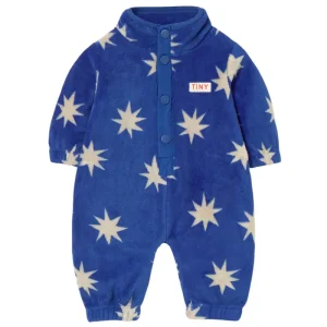 Stars Polar Baby One-Piece in Dark Blue by Tinycottons