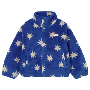 Stars Polar Jacket in Dark Blue by Tinycottons