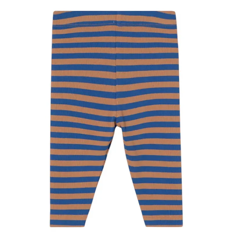 Stripes Rib Baby Pant in Dark Blue by Tinycottons