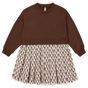 Sweatshirt Dress in Vintage Bloom by Rylee & Cru