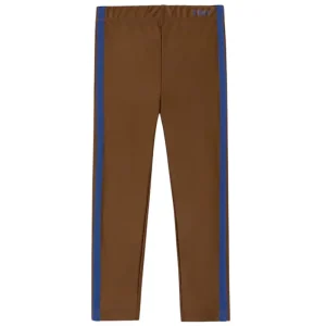 Tiny Logo Shiny Legging in Chestnut by Tinycottons