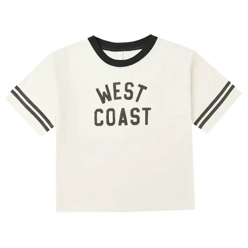 Varsity Tee in West Coast by Rylee & Cru