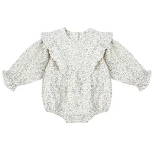 Winnie Romper in Blue Vines by Rylee & Cru