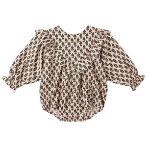 Winnie Romper in Harvest Floral by Rylee & Cru