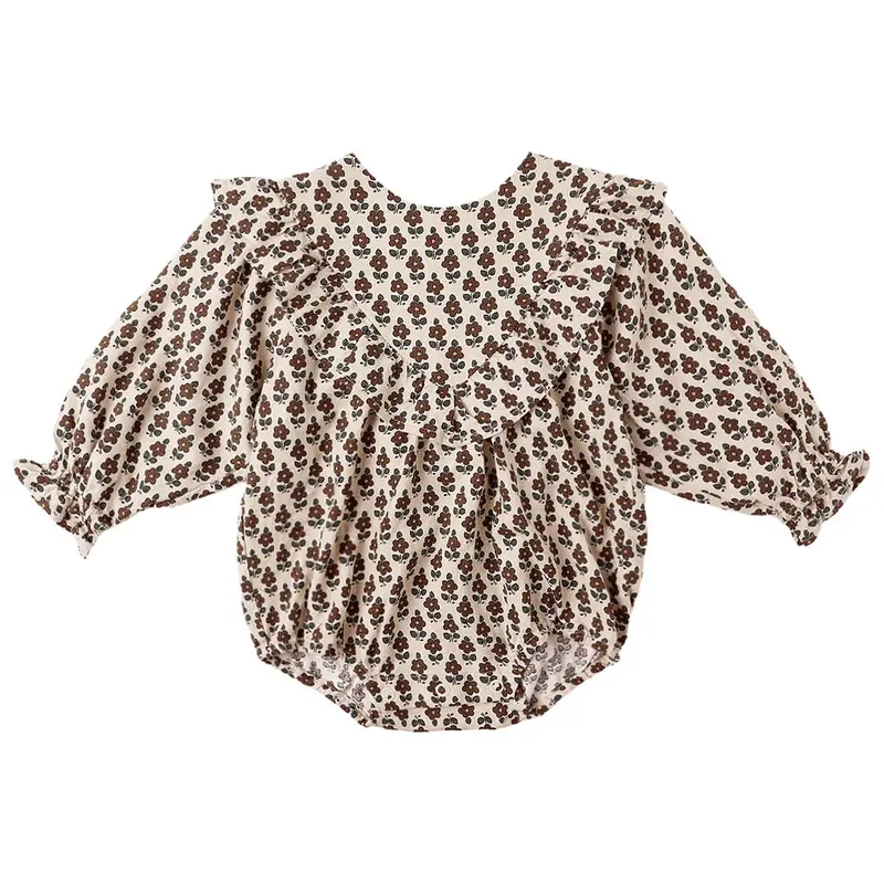 Winnie Romper in Harvest Floral by Rylee & Cru