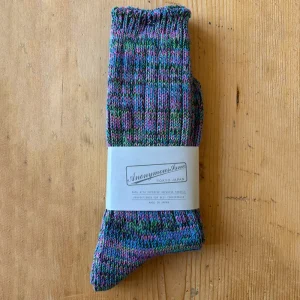 5 Colour Mix Crew Adult Socks in Multi by Anonymous Ism