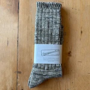 5 Colour Mix Crew Adult Socks in Olive by Anonymous Ism
