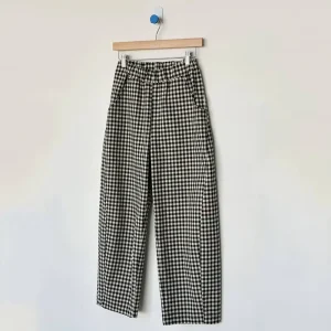 Arc Pants in Black Gingham by Le Bon Shoppe