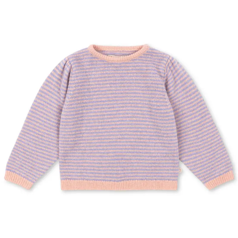 Berle Sweater in Purple / Pink Dolphin by Konges Slojd