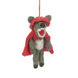 Big Bad Wolf Hanging Halloween Decoration by Felt So Good