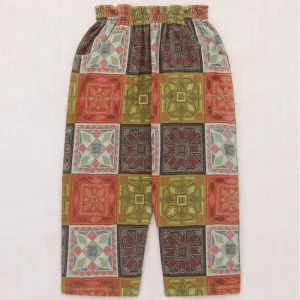 Camp Pant in Chili Spice Cross Stitch by Misha & Puff