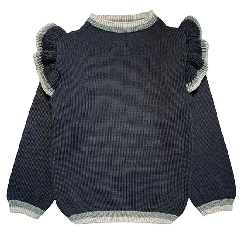 Delyth Pullover in Slate Grey by Mabli
