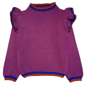 Delyth Pullover in Violet by Mabli