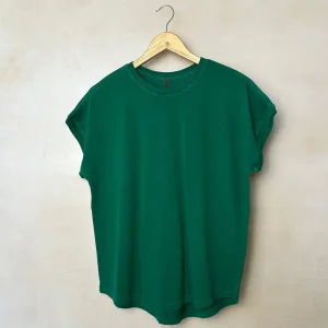 Ease Tee in Deep Green by Le Bon Shoppe