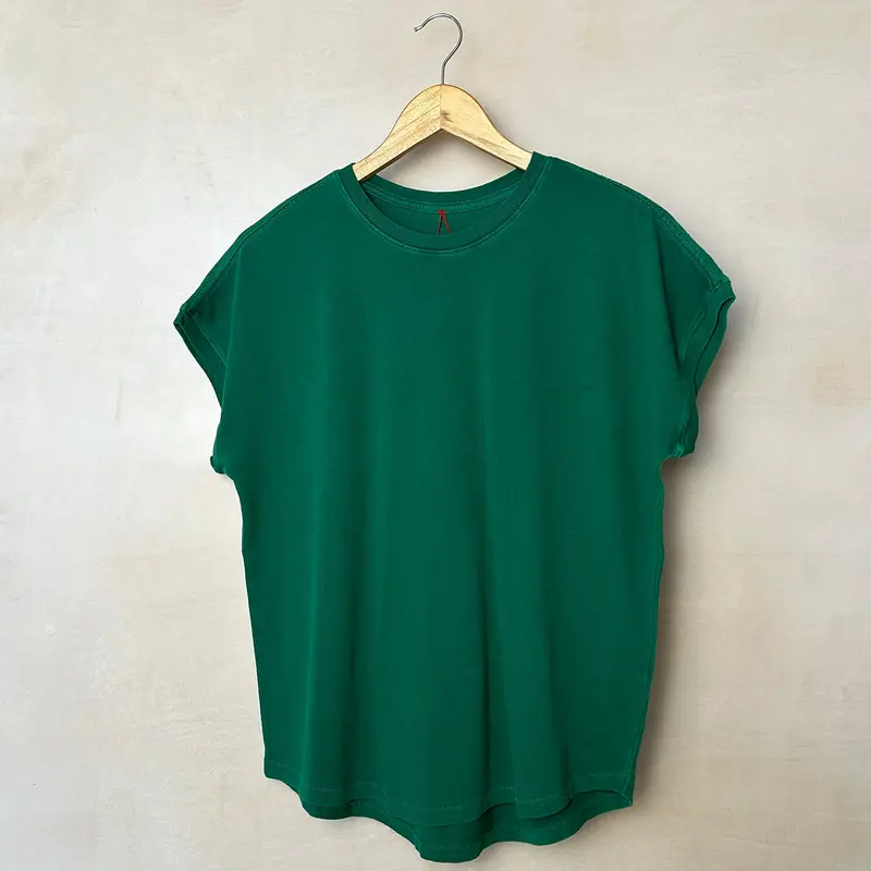 Ease Tee in Deep Green by Le Bon Shoppe