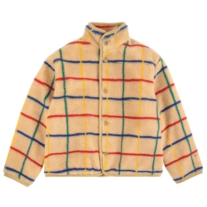 Faux Shearling Stripe Jacket by Bobo Choses
