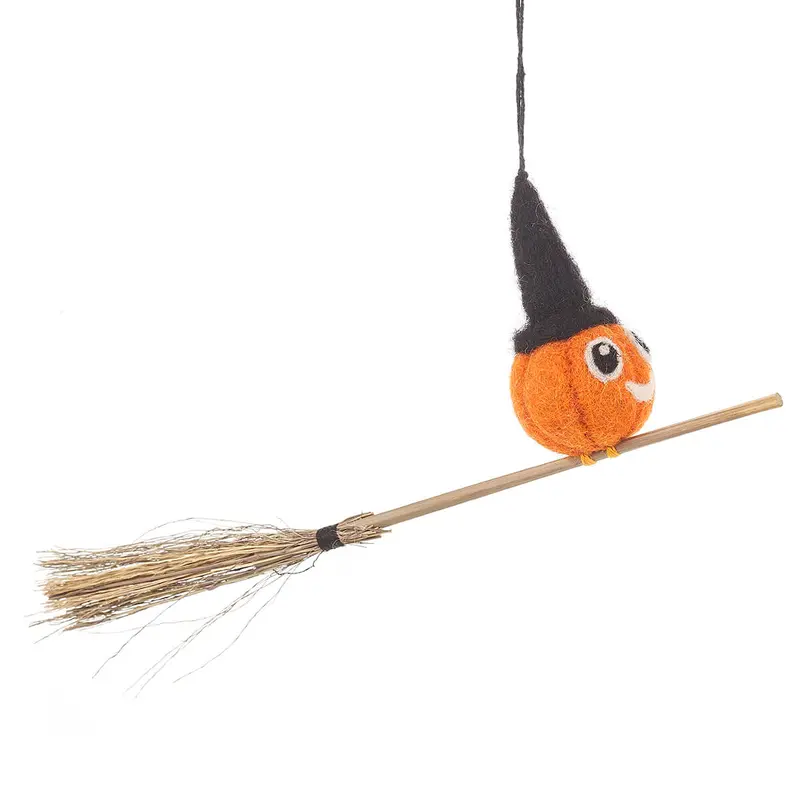 Flying Pumpkin Hanging Halloween Decoration by Felt So Good