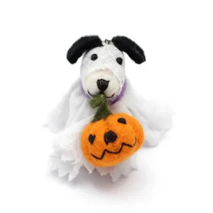 Ghost Dog Hanging Halloween Decoration by Amica