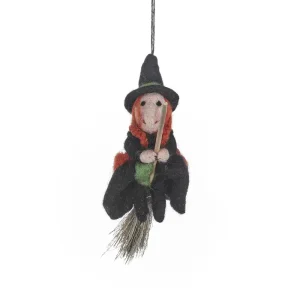 Hermione The Witch Hanging Halloween Decoration by Felt So Good