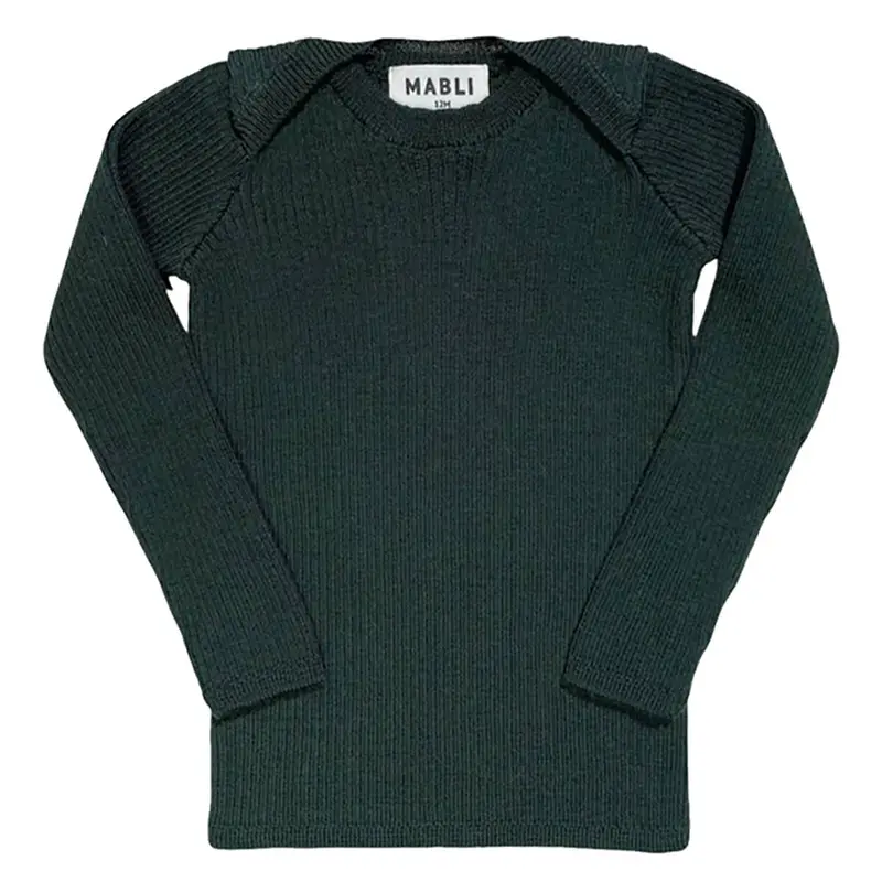 Sylfaen Skinny Rib in Ivy by Mabli