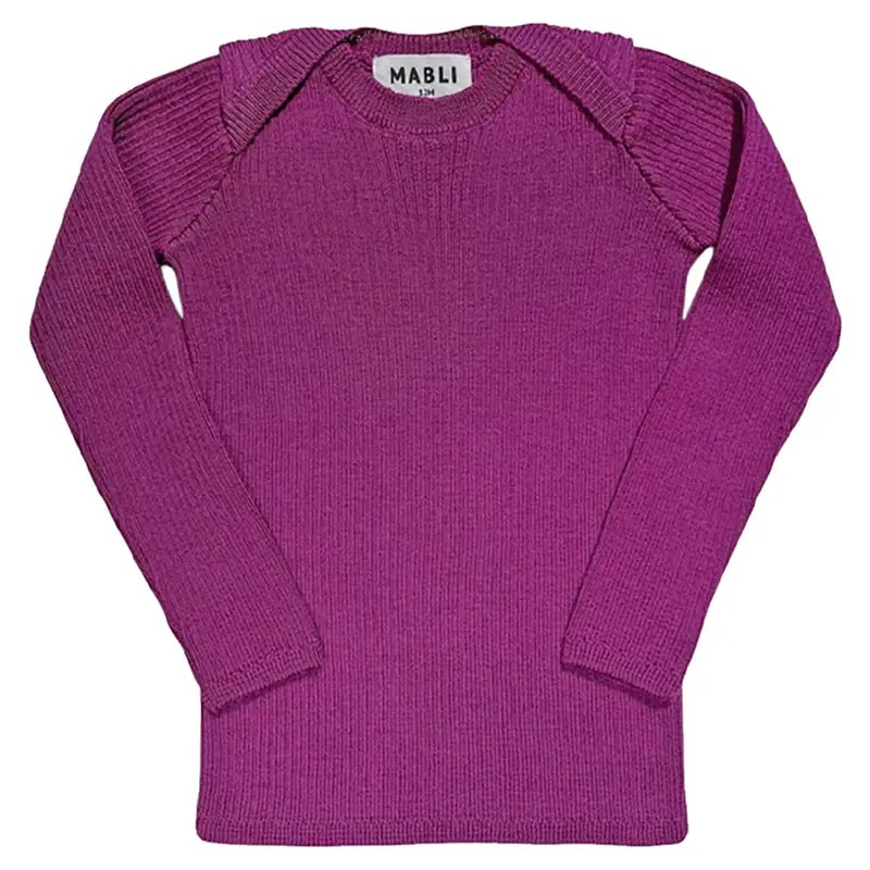 Sylfaen Skinny Rib in Violet by Mabli