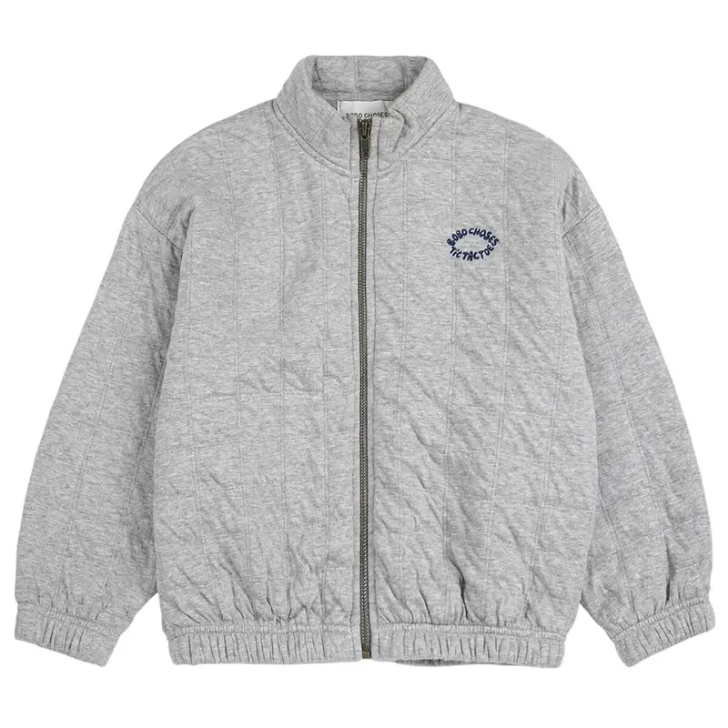 Tic Tac Toe Quilted Sweatshirt by Bobo Choses