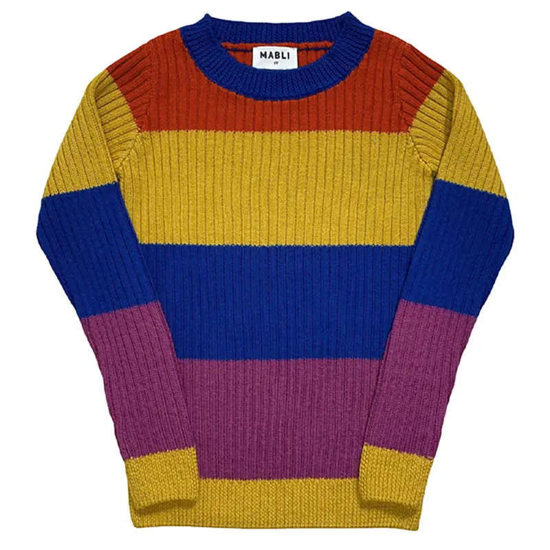 Trapeze Skinny Rib in Kaleidoscope by Mabli