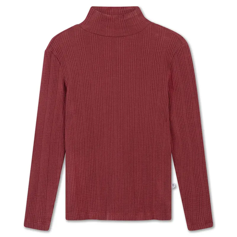 Turtleneck in Royal Burgundy by Repose AMS