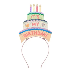 Birthday Cake Headdress in Multi by Mimi & Lula