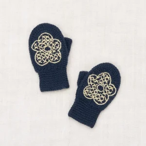 Blomma Crochet Mittens in Galaxy by Misha & Puff