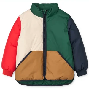 Brantley Jacket in Apple Red Multi Mix by Liewood